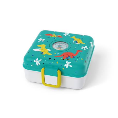 Boite à sandwich et goûter 850ml snacky Bleu dino+Bleu infinity+Bleu wolf+Cannelle fox+Rose birds+Rose blush+Vert forest+Vert raccoon 1 - vertbaudet enfant 