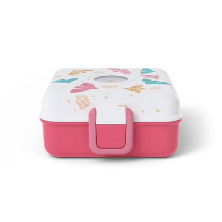 Boite à sandwich et goûter 850ml snacky Bleu dino+Bleu infinity+Bleu wolf+Cannelle fox+Rose birds+Rose blush+Vert forest+Vert raccoon 26 - vertbaudet enfant 