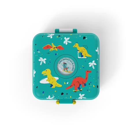 Boite à sandwich et goûter 850ml snacky Bleu dino+Bleu infinity+Bleu wolf+Cannelle fox+Rose birds+Rose blush+Vert forest+Vert raccoon 5 - vertbaudet enfant 