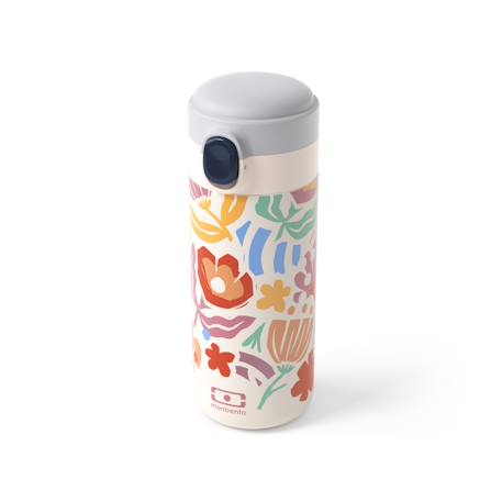 Gourde isotherme à bec verseur 360ml pop Bleu dino+Bleu infinity+Bleu wolf+Graphic papercut+Rose birds+Vert natural 16 - vertbaudet enfant 