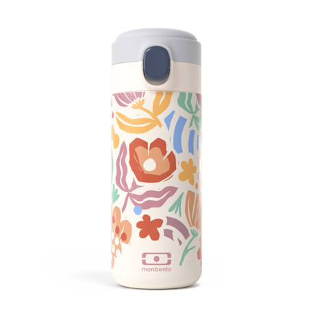 Gourde isotherme à bec verseur 360ml pop Bleu dino+Bleu infinity+Bleu wolf+Graphic papercut+Rose birds+Vert natural 15 - vertbaudet enfant 