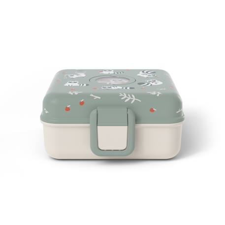 Boite à sandwich et goûter 850ml snacky Bleu dino+Bleu infinity+Bleu wolf+Cannelle fox+Rose birds+Rose blush+Vert forest+Vert raccoon 44 - vertbaudet enfant 