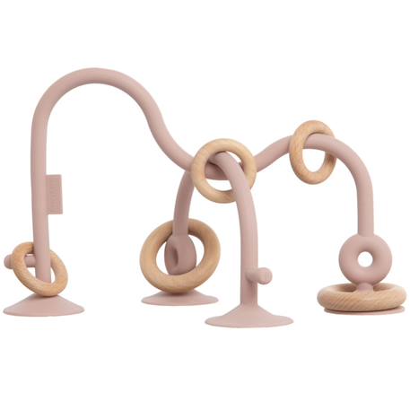 Labyrinthe à perles en silicone urban green Beige+Rose+Vert 4 - vertbaudet enfant 