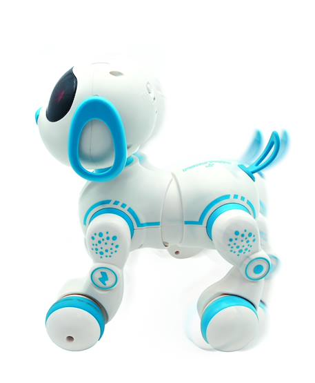 Chiot Robot Power Puppy Jr – programmable avec contrôle gestuel, télécommandé, à dresser, avec sons, musique Blanc 3 - vertbaudet enfant 