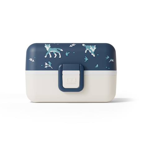Lunch box à compartiments 800ml tresor Bleu dino+Bleu infinity+Bleu wolf+Cannelle fox+Rose birds+Rose blush+Rose papercut+Vert forest+Vert raccoon 14 - vertbaudet enfant 