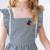 Robe  vichy  et  à volants  lili Noir et blanc 6 - vertbaudet enfant 