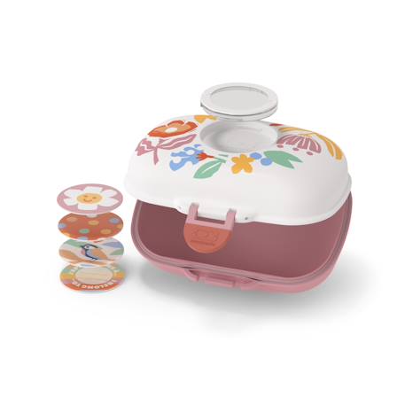 Boite à goûter enfant 600ml gram Blanc/rose+Bleu capy+Bleu dino+Bleu infinity+Bleu wolf+Cannelle fox+Rose birds+Rose blush+Rose moka+Rose papercut+Vert forest+Vert natural+Vert raccoon 52 - vertbaudet enfant 