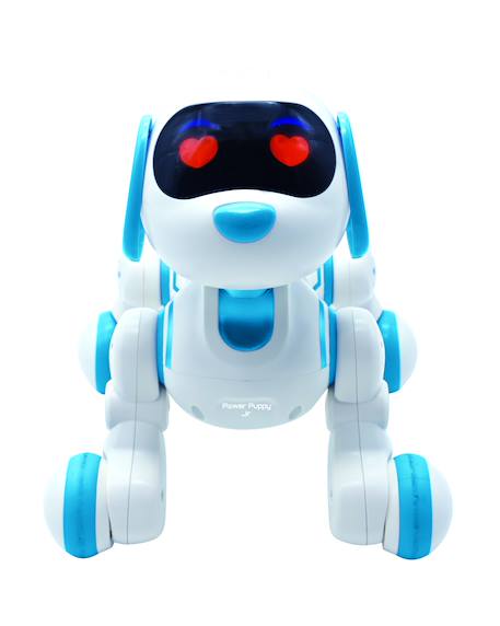 Chiot Robot Power Puppy Jr – programmable avec contrôle gestuel, télécommandé, à dresser, avec sons, musique Blanc 4 - vertbaudet enfant 