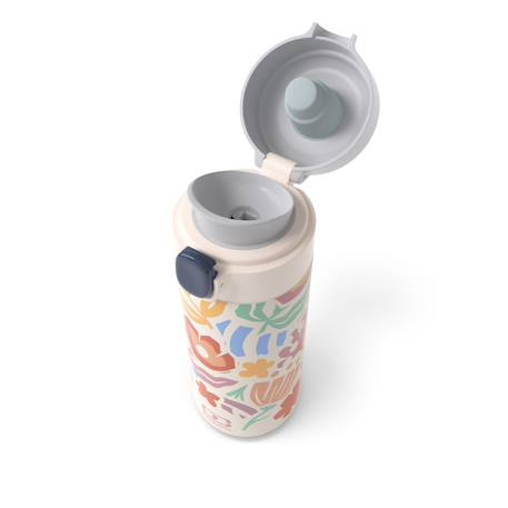Gourde isotherme à bec verseur 360ml pop Bleu dino+Bleu infinity+Bleu wolf+Graphic papercut+Rose birds+Vert natural 17 - vertbaudet enfant 
