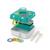 Boite à sandwich et goûter 850ml snacky Bleu dino+Bleu infinity+Bleu wolf+Cannelle fox+Rose birds+Rose blush+Vert forest+Vert raccoon 3 - vertbaudet enfant 