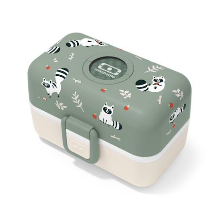 Lunch box à compartiments 800ml tresor Bleu dino+Bleu infinity+Bleu wolf+Cannelle fox+Rose birds+Rose blush+Rose papercut+Vert forest+Vert raccoon 49 - vertbaudet enfant 