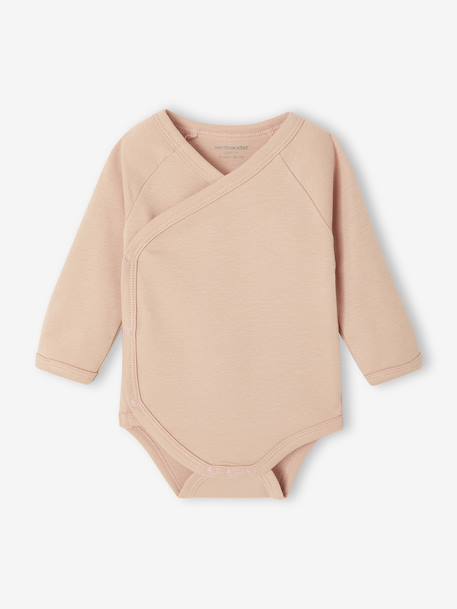 Lot de 5 bodies ouverture naissance rose pâle 6 - vertbaudet enfant 