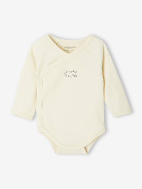 Lot de 5 bodies ouverture naissance rose pâle 2 - vertbaudet enfant 