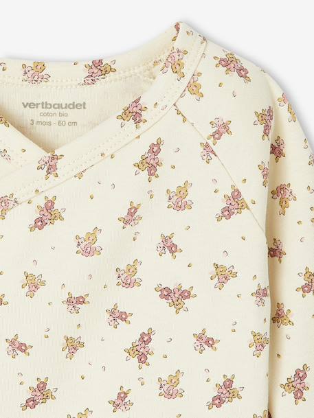 Lot de 5 bodies ouverture naissance rose pâle 11 - vertbaudet enfant 