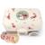 Lunch box à compartiments 800ml tresor Bleu dino+Bleu infinity+Bleu wolf+Cannelle fox+Rose birds+Rose blush+Rose papercut+Vert forest+Vert raccoon 19 - vertbaudet enfant 