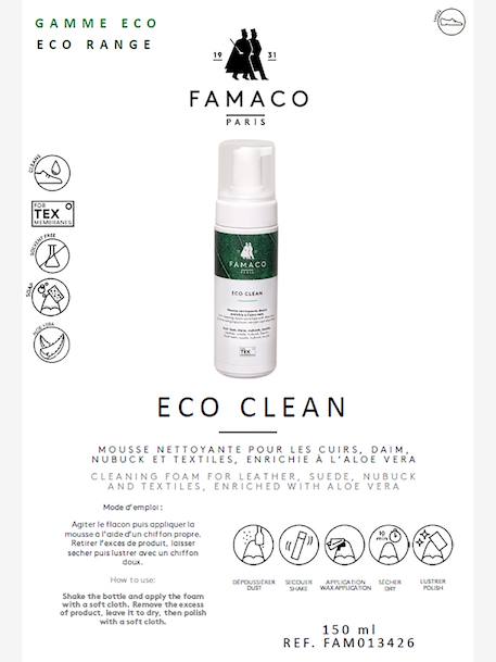 Mousse nettoyante pour cuir daim textile Eco Clean 150ml blanc 2 - vertbaudet enfant 