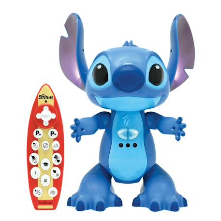 Robot Interactif Télécommandé Stitch - Bilingue français anglais, contrôle gestuel, programmable Bleu 1 - vertbaudet enfant 