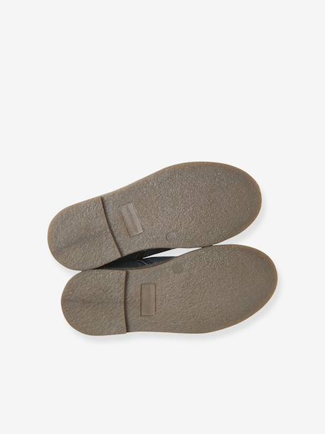 Boots enfant fille cuir élastiquées et zippées bordeaux+camel+marine+or+vert 27 - vertbaudet enfant 