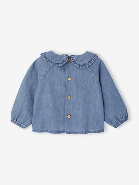 Blouse naissance en denim stone 4 - vertbaudet enfant 