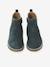 Boots enfant fille cuir élastiquées et zippées bordeaux+camel+marine+or+vert 26 - vertbaudet enfant 