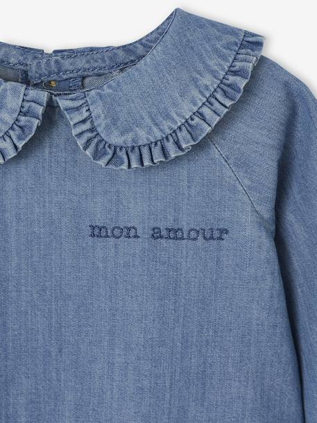 Blouse naissance en denim stone 2 - vertbaudet enfant 