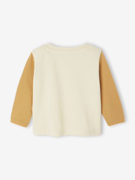 T-shirt bébé manches longues ocre 3 - vertbaudet enfant 