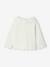 T-shirt bébé manches longues avec collerette brodée écru+kaki 4 - vertbaudet enfant 