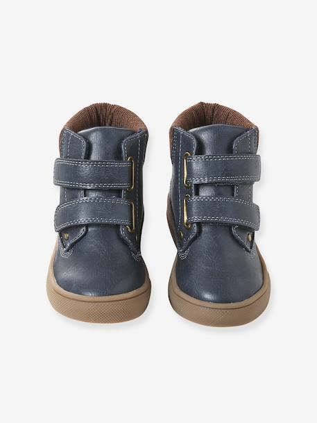 Boots enfant garçon synthétique à scratchs marine 4 - vertbaudet enfant 