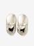 Chaussons élastiqués en cuir souple bébé or+rose 2 - vertbaudet enfant 