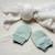 Moufles naissance en coton gants bébé anti griffures Beige+Blanc+Bleu+Écru+Rose+Vert 25 - vertbaudet enfant 