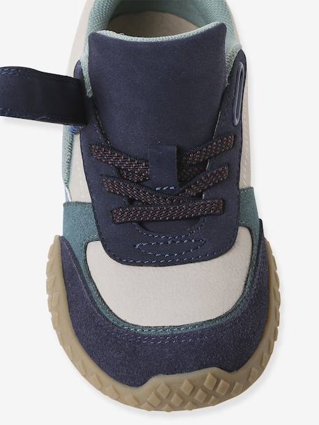 Baskets garçon collection maternelle lacets élastiqués et scratchs lot bleu 6 - vertbaudet enfant 