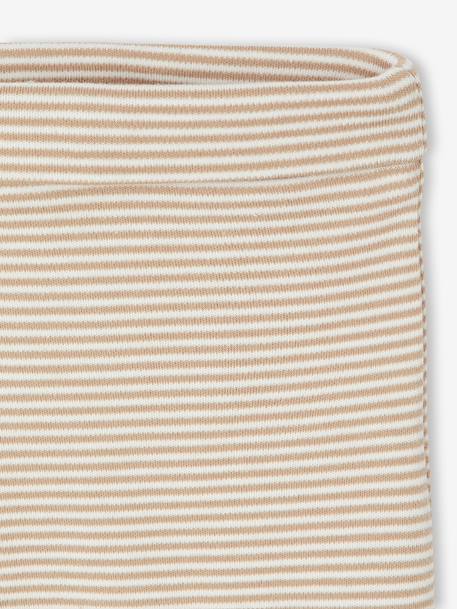 Ensemble naissance évolutif 4 pièces body + legging + bavoir + doudou écru 11 - vertbaudet enfant 