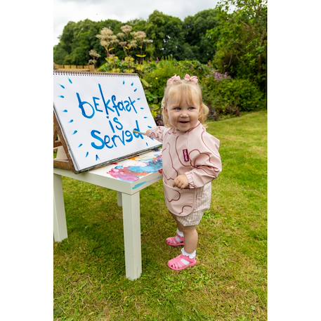Coffret bavoirs 2 en 1 Bleu+Gris+Rose 16 - vertbaudet enfant 