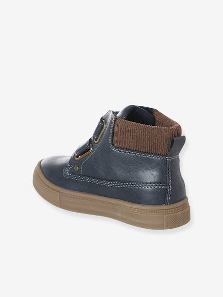 Boots enfant garçon synthétique à scratchs marine 3 - vertbaudet enfant 