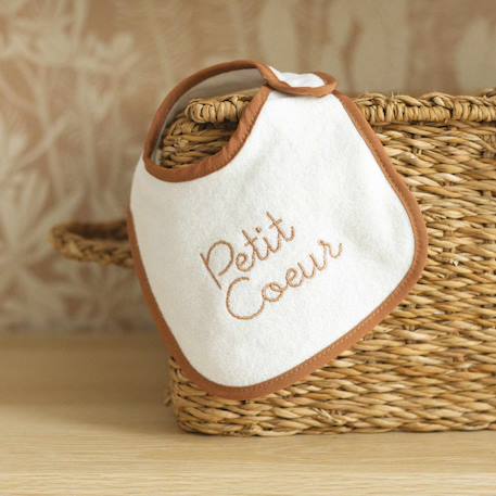 Lot de 6 bavoirs naissance Beige 2 - vertbaudet enfant 