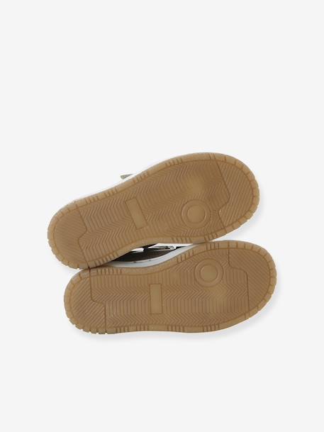 Baskets enfant garçon cuir à scratchs lot marron 5 - vertbaudet enfant 