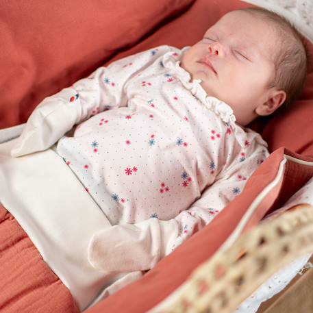 Moufles naissance en coton gants bébé anti griffures Beige+Blanc+Bleu+Écru+Rose+Vert 17 - vertbaudet enfant 