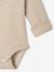 Ensemble naissance évolutif 4 pièces body + legging + bavoir + doudou écru 9 - vertbaudet enfant 
