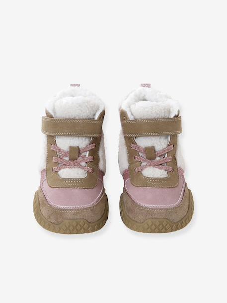 Baskets enfant fille synthétique fourrées lot rose 4 - vertbaudet enfant 
