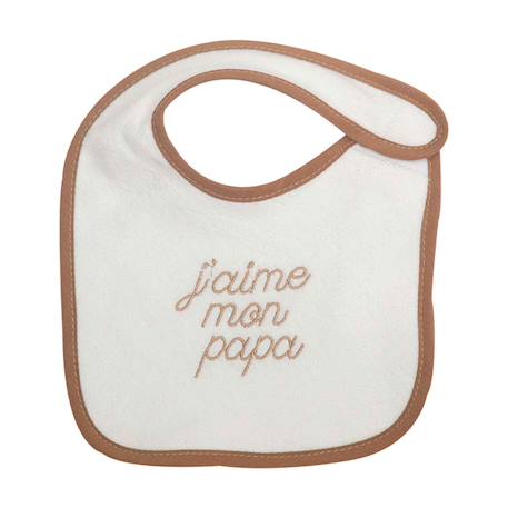 Lot de 6 bavoirs naissance Beige 6 - vertbaudet enfant 
