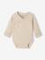 Ensemble naissance évolutif 4 pièces body + legging + bavoir + doudou écru 2 - vertbaudet enfant 