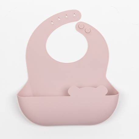 Coffret bavoirs 2 en 1 Bleu+Gris+Rose 17 - vertbaudet enfant 
