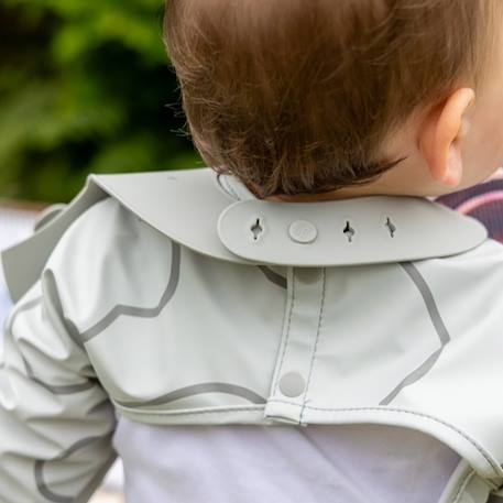 Coffret bavoirs 2 en 1 Bleu+Gris+Rose 9 - vertbaudet enfant 