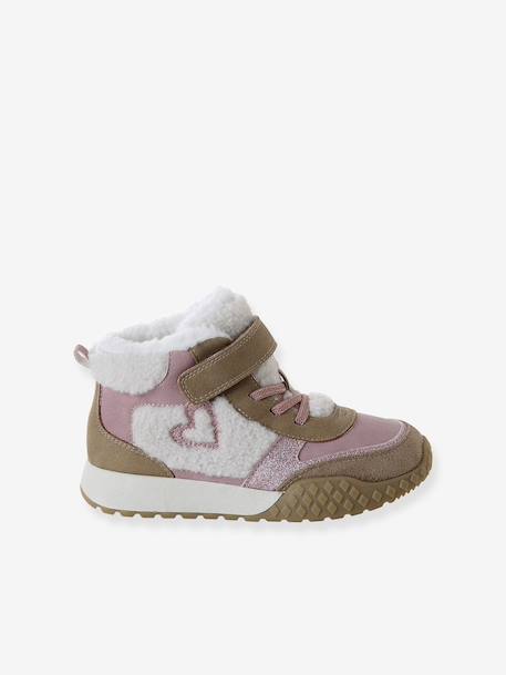 Baskets enfant fille synthétique fourrées lot rose 2 - vertbaudet enfant 