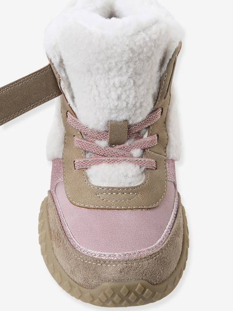 Baskets enfant fille synthétique fourrées lot rose 6 - vertbaudet enfant 