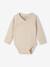 Ensemble naissance évolutif 4 pièces body + legging + bavoir + doudou écru 12 - vertbaudet enfant 