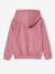 Sweat à capuche Marie en molleton rose 2 - vertbaudet enfant 