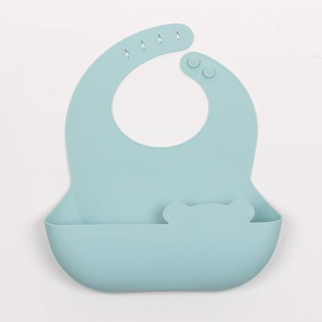 Coffret bavoirs 2 en 1 Bleu+Gris+Rose 5 - vertbaudet enfant 