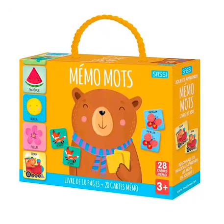 Joue et apprends mémo mots Multicolore 1 - vertbaudet enfant 