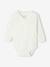 Lot de 2 bodies bébé ouverture naissance manches longues beige+rose+vert d'eau 10 - vertbaudet enfant 
